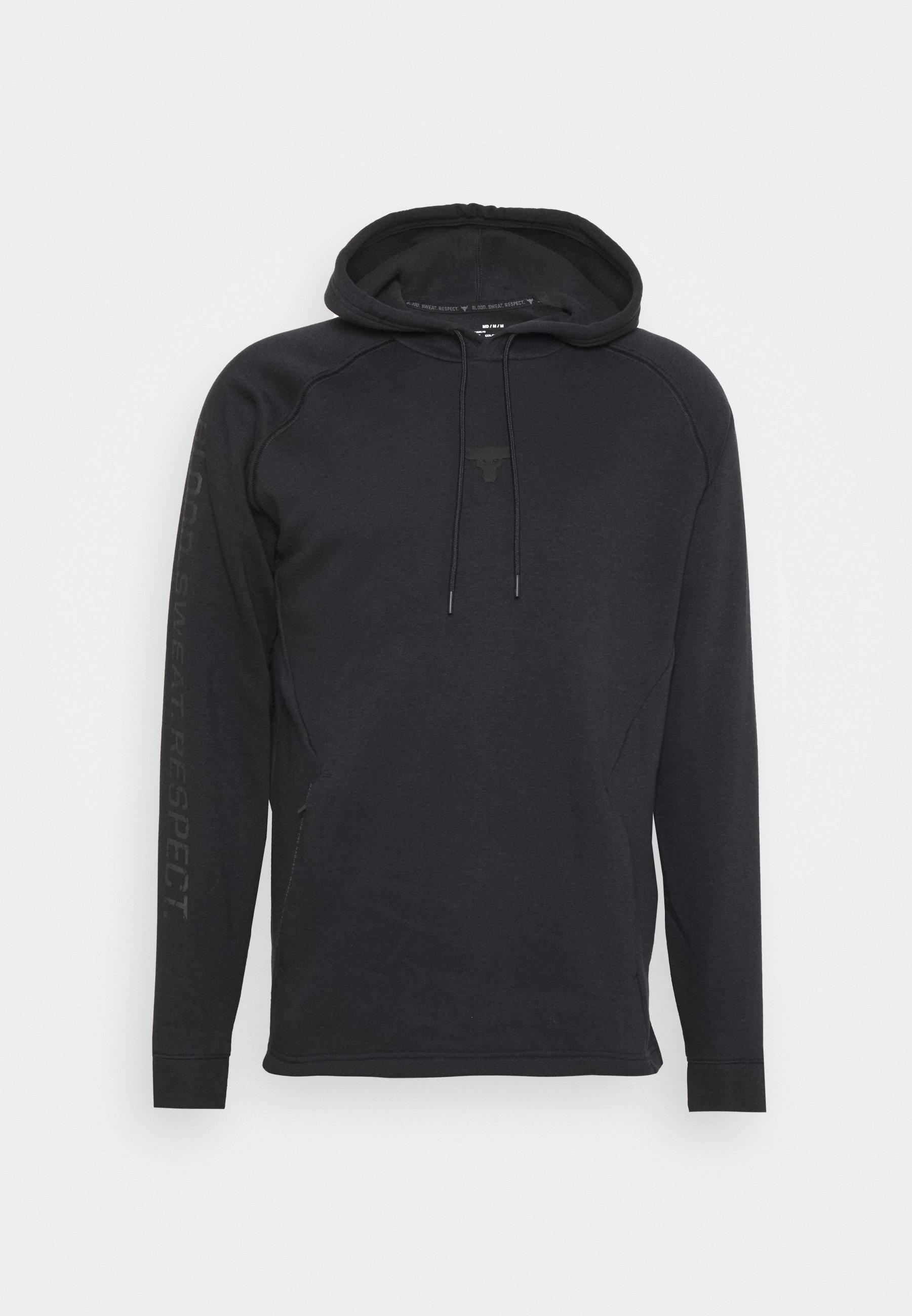 black and white under armour hoodie