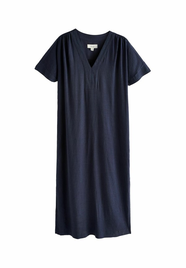 REGULAR FIT - V-NECK MIDI - Freizeitkleid