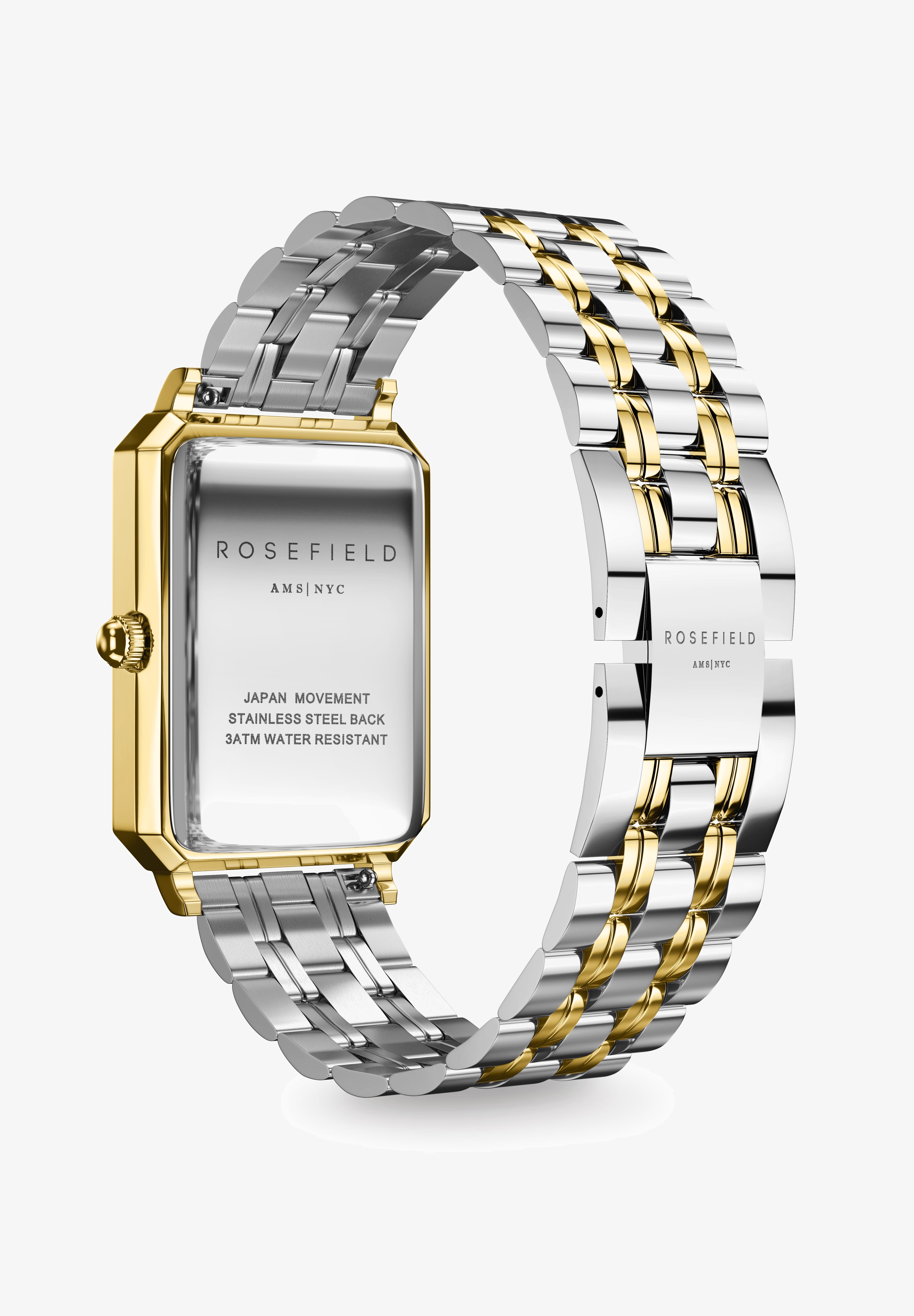 Orologio Rosefield Da Donna – Mini Oval 22mm, Bracciale In Acciaio Inossidabile Argento, Design Amsterdam