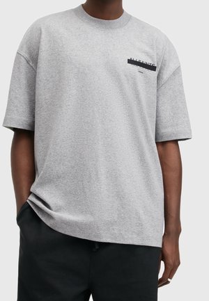 T-shirt imprimé - mottled light grey