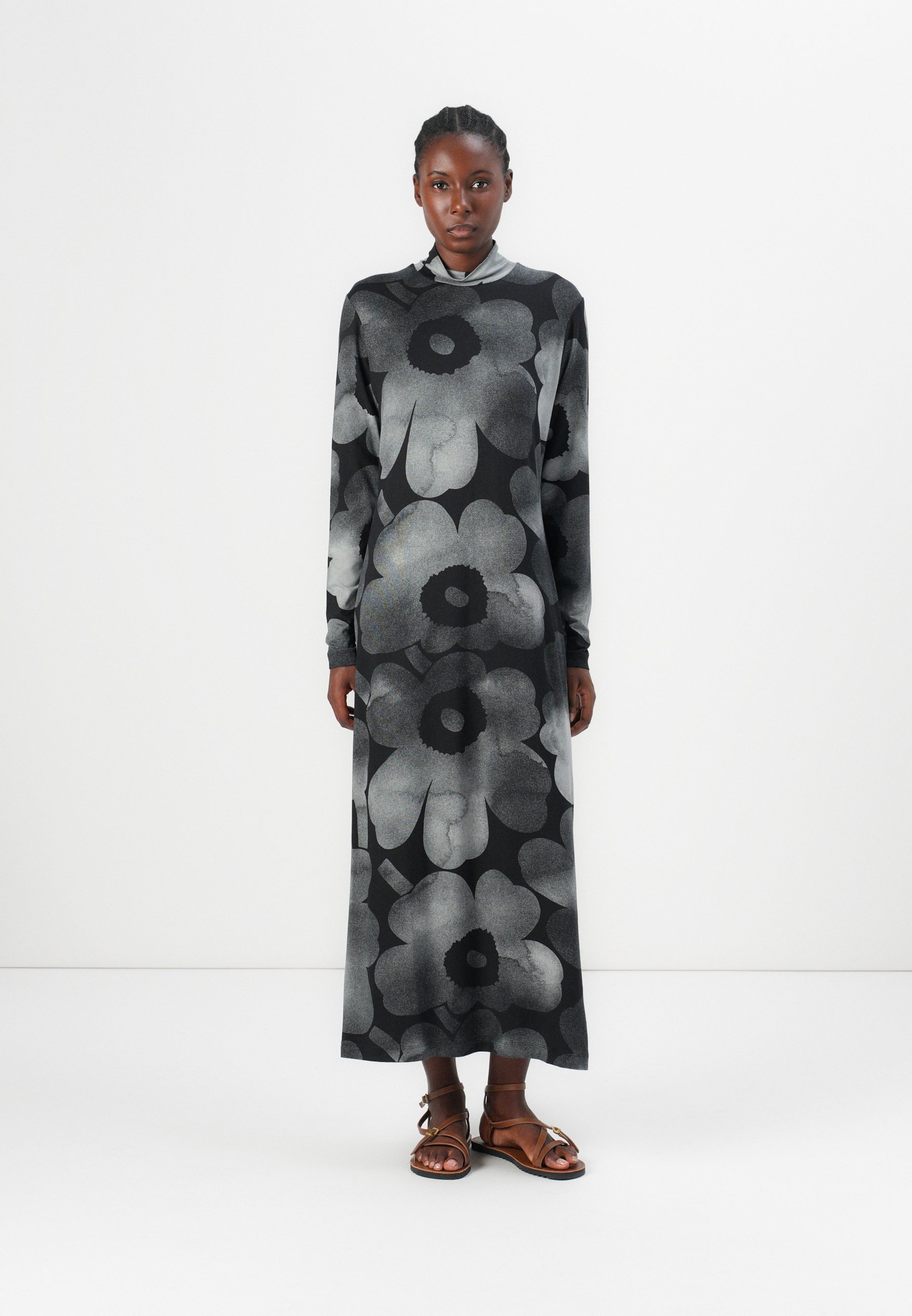 Marimekko OIVI AKVARELLI UNIKKO - Maxi dress - dark grey/black  display picture 1