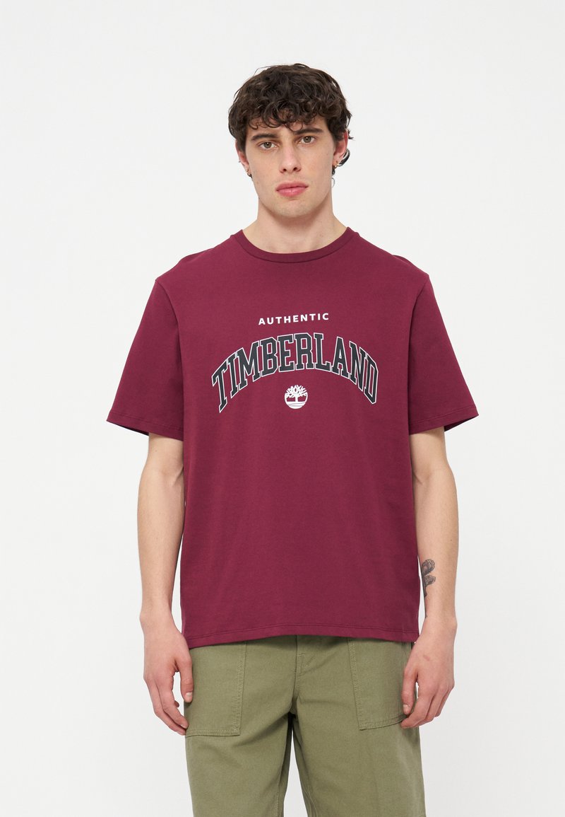 Timberland T-shirt print rood