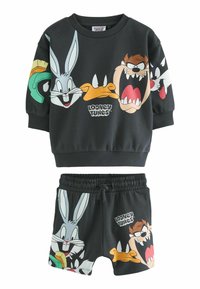 Next LOONEY TUNES CREW  SET    - Collegepaita - charcoal grey