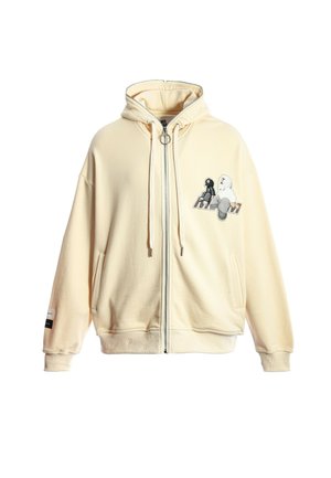 UNISEX - Sudadera con cremallera - beige