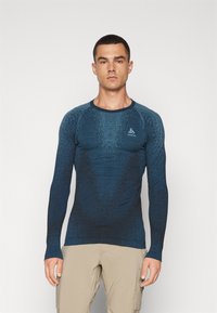 ODLO BL TOP CREW NECK PERFORMANCE WARM BLACKCOMB - Apakškrekls - provincial blue
