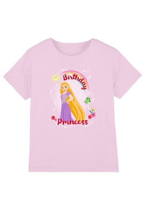 Disney TANGLED BIRTHDAY PRINCESS WITH RAPUNZEL AND PASCAL - T-Shirt print - pink
