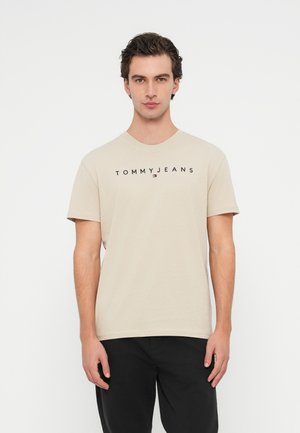 LINEAR LOGO TEE - Μπλουζάκι με στάμπα - gulf sand