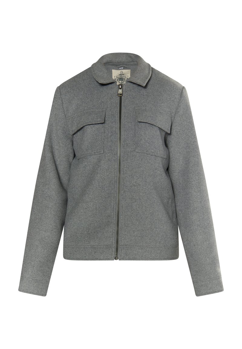 dreimaster Jas grijs gemêleerd