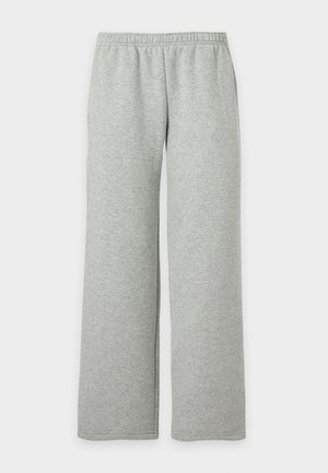 Nike Sportswear, W NK STDO FLC MW MR STD OH PNT - Pantalon classique - dk grey heather/sail