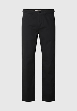 Selected, STRAIGHT MILES TWILL PANT  - Παντελόνι - black