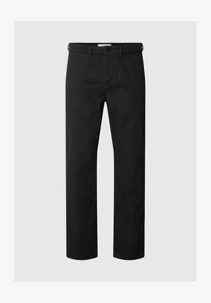 Selected, STRAIGHT MILES TWILL PANT - Bukser - black