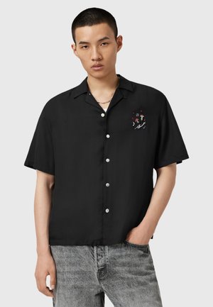 AllSaints FUNGI - Shirt - jet black