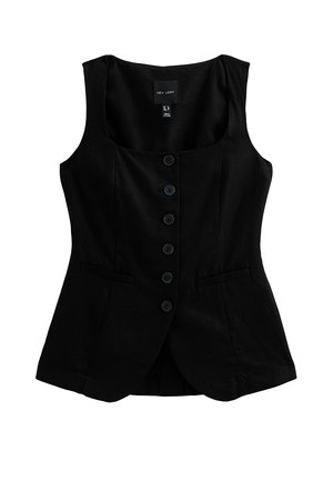 New Look, RICH THICK STRAP WAISTCOAT - Weste - black
