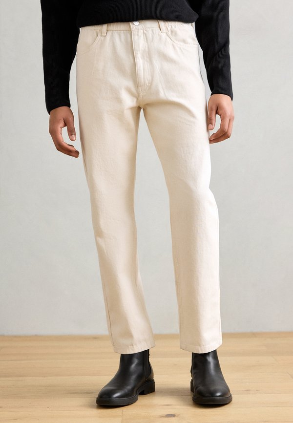 PANTS - Jeans Tapered Fit - natural ecru