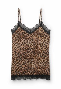 MIT V-AUSSCHNITT - Top - animal print y stampa bright leopard