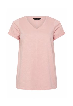 Evans, CURVE CHARTREUSE - T-Shirt basic - light pink