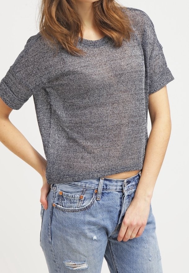 Vero Moda Stickad tröja - dark blue