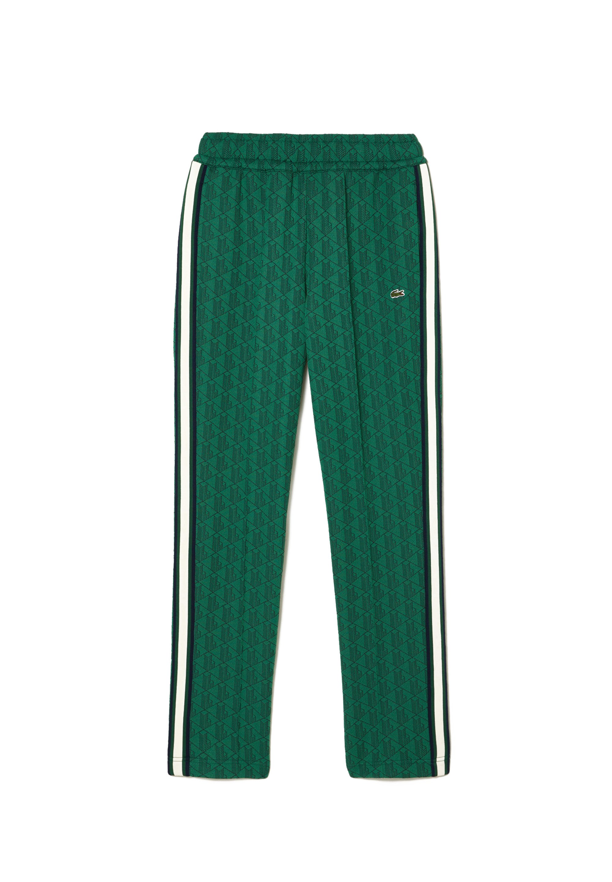 coton vert pantalon lacoste coton