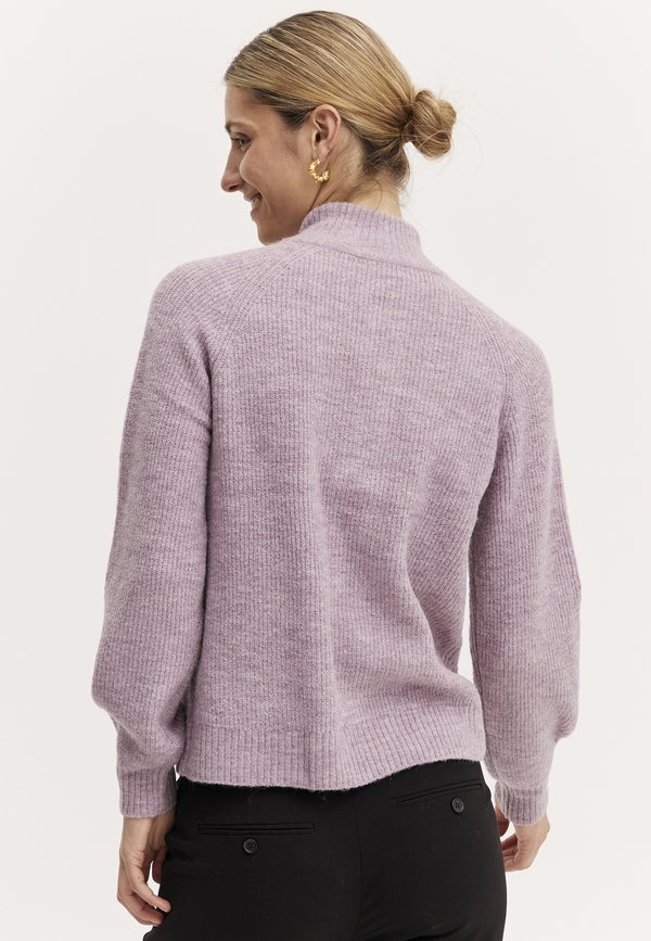 BYMARTINE - Cardigan - orchid haze melange3