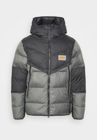 M NSW - Casaco de inverno - black/smoke grey/iron grey/safety orange