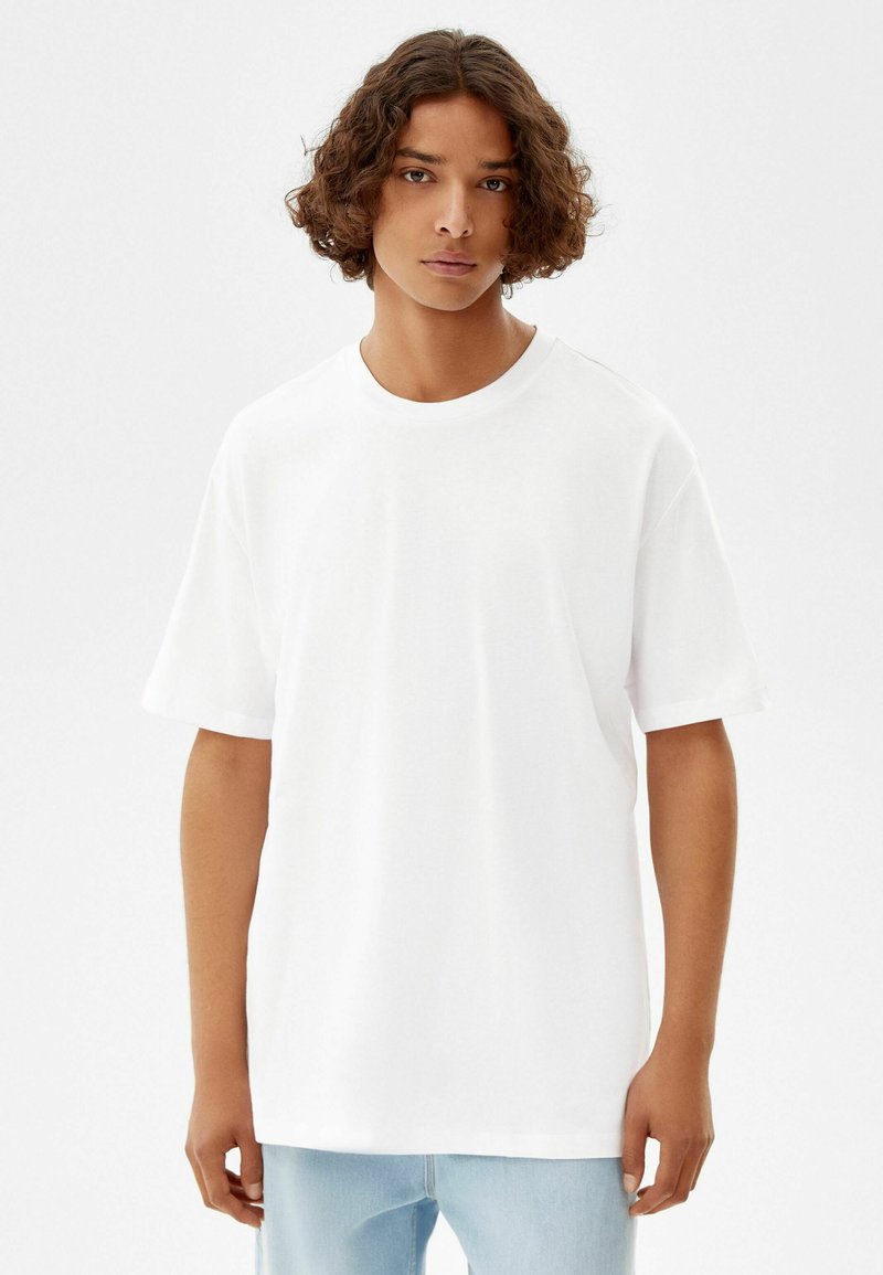 Bershka Tshirt basic white/bianco Zalando.it