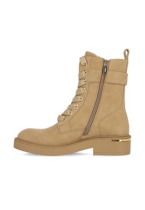 KASIA - Botines con plataforma - dark beige