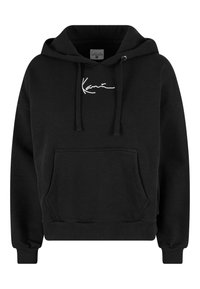 DROPSIZE SMALL SIGNATURE ESSENTIAL - Mikina s kapucí - black