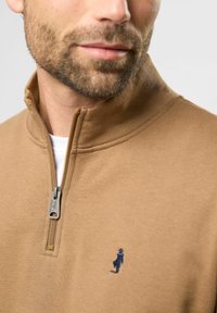 MCS CLEMENT HALF-ZIP   - Melegítőfelső - otter