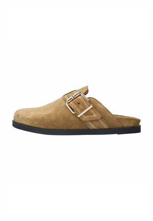 MIT SCHNALLE - Muiltjes - taupe