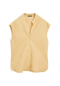 FLOWING OPEN NECK - Blůza - beige