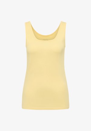 Cecil, BASIC TOP IN UNIFARBE - Top - buttermilk yellow