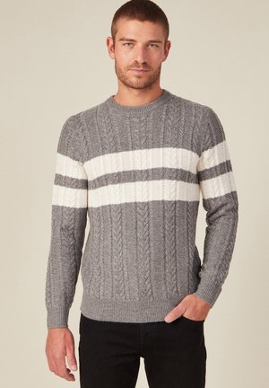MIT LANGEN ÄRMELN - Maglione - gris foncé
