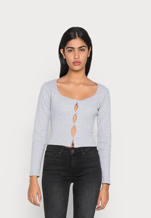 BUTTON UP CARDIGAN - Gilet - grey