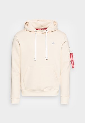 Alpha Industries HOODY UNISEX - Sweatshirt - jet stream white