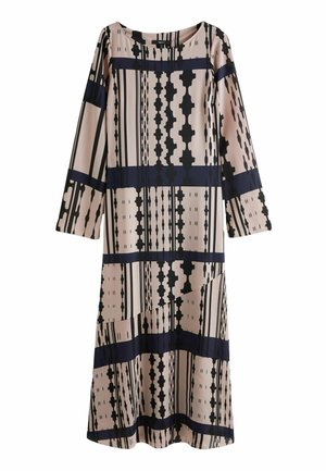 Next COLUMN PETITE  - Maxikleid - navy and white geo print