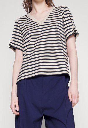 T-shirt print - dark blue