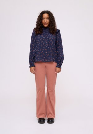 ANAIS - Camicetta - print navy brown