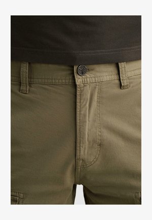 PME Legend, PME LEGEND - CLEARWING REGULAR FIT CARGO SHORTS - . MEN - Šortky - dusky green