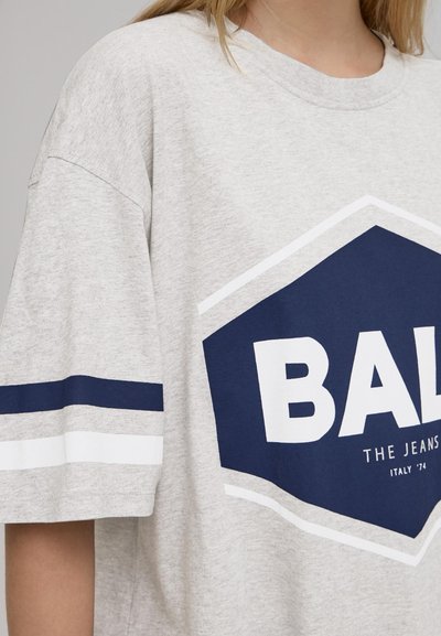 BALL BANOEMI - Print T-shirt - medium grey melange