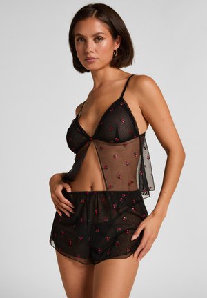 CHELSEY - Pyjamabroek - black