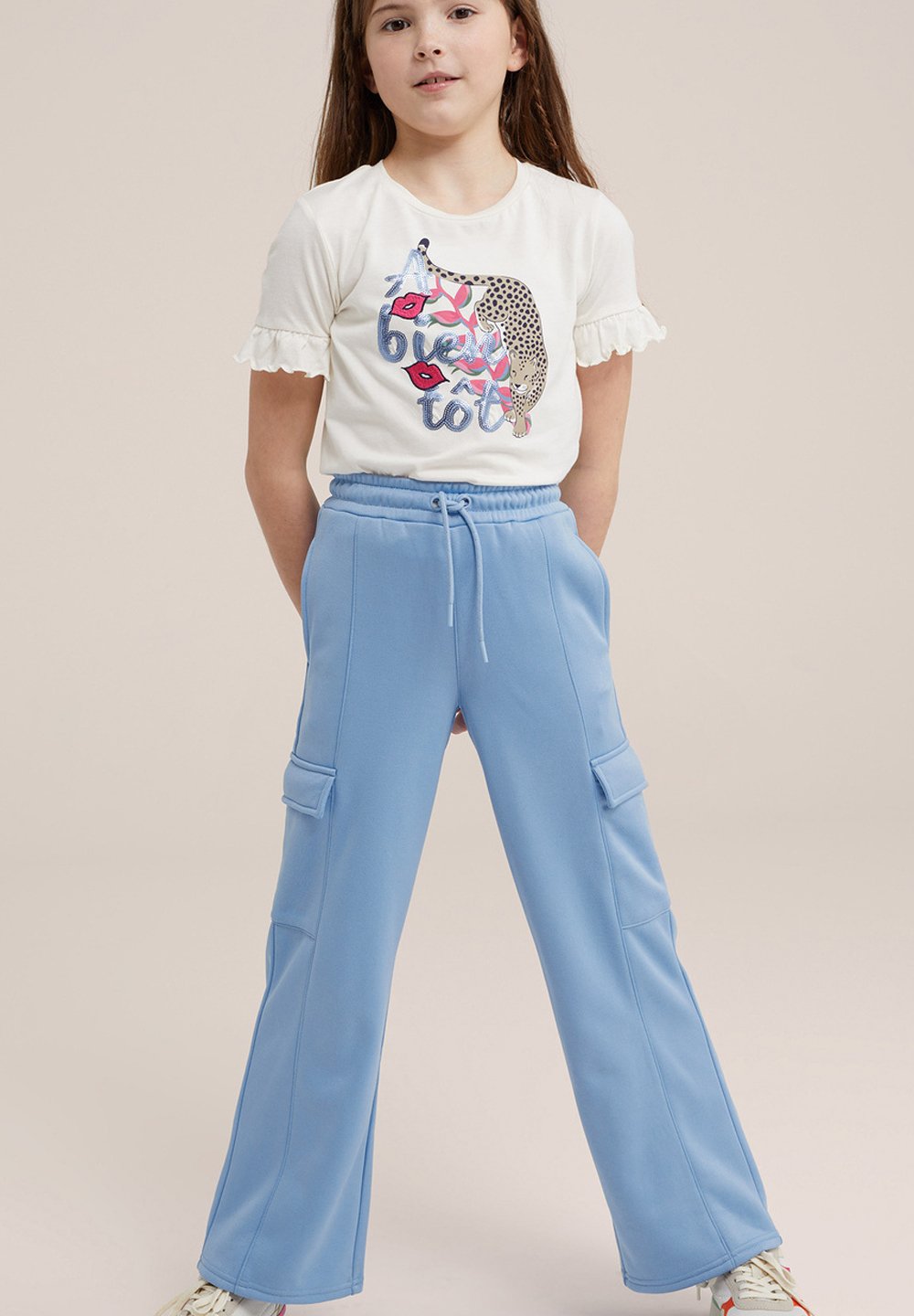 Levi's Lvg Meet And Greet Organic Tee 4eh901 - T-Shirt Fille Col Rond Bio