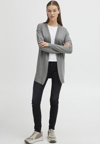 Oxmo OXKAT - Cardigan - mid grey melange