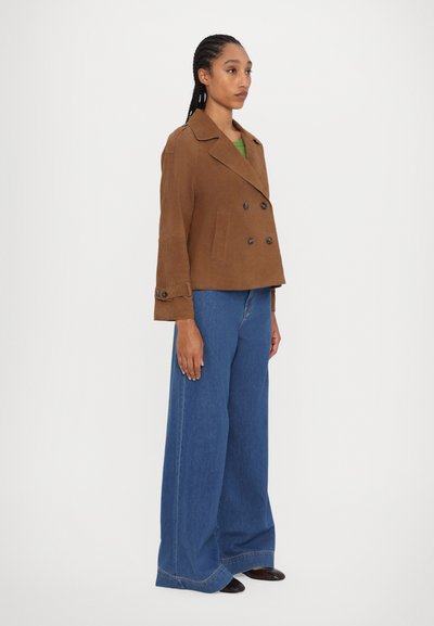 WEEKEND MaxMara OBLATO - Leren jas - tobacco
