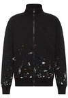 Zip-up sweatshirt - schwarz