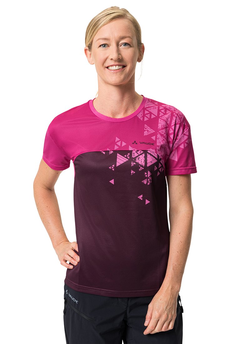 Vaude Sport T-shirt bordeauxrood
