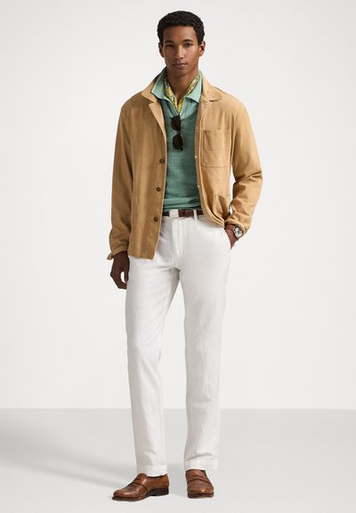 Polo Ralph Lauren SUEDE UTILITY JACKET - Giacca di pelle - berkshire tan