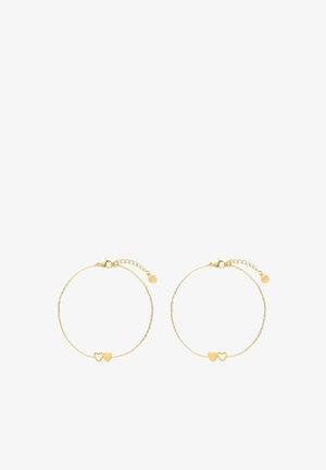 My Jewellery VALENTINE SET TWO HEARTS - Bracciale - gold coloured