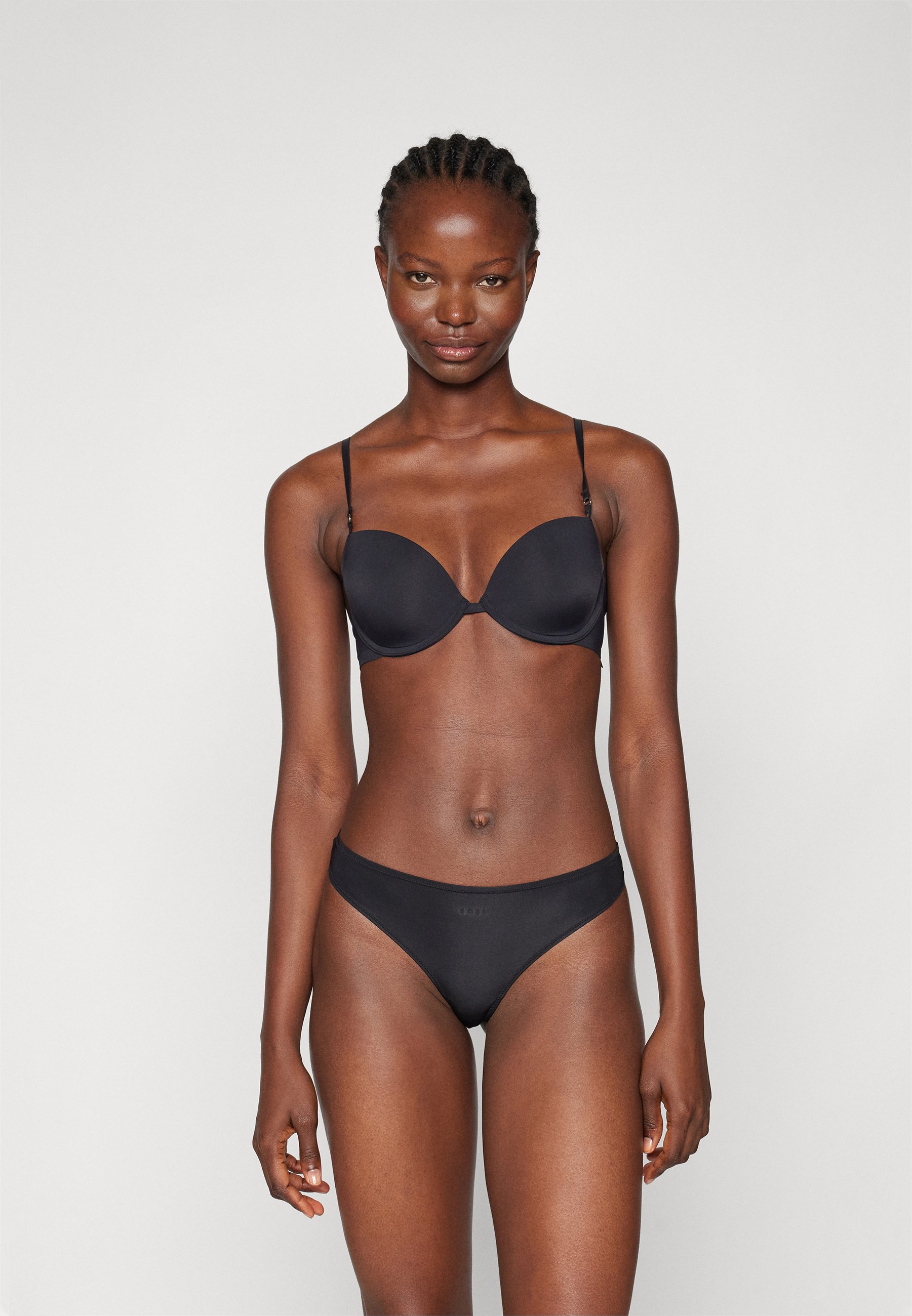 Hugo Boss Women's Triplet Thong Stripe 3Pack Stretch Thongs