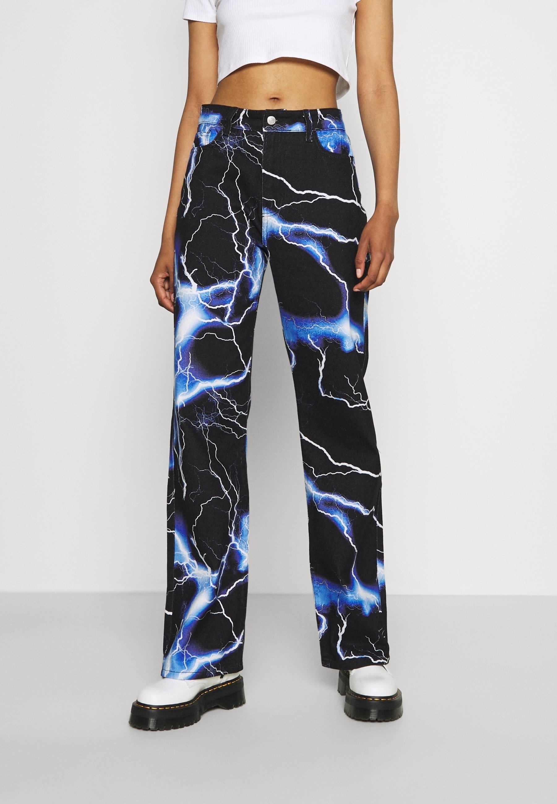 Jaded London Straight leg jeans - blue - (Pre-owned) - Zalando.ie