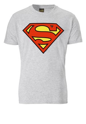 SUPERMAN - Print T-shirt - grau meliert